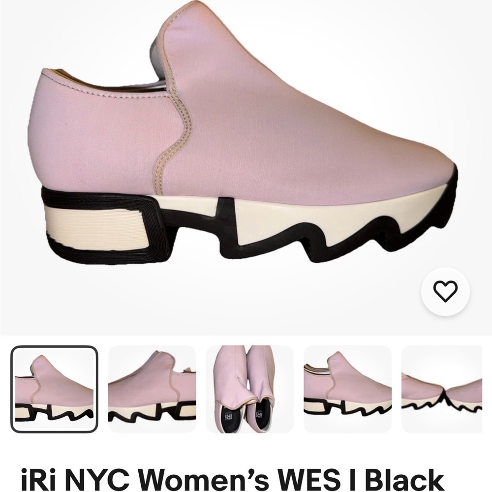Iri Italian Stylish Baby Pink Women's sneaker type platform Shoes 8.5 women